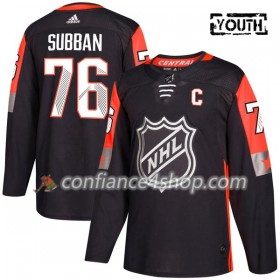 Adidas Maillot de Hockey Nashville Predators Subban 76 2018 NHL All-Star Noir Authentic - Enfant
